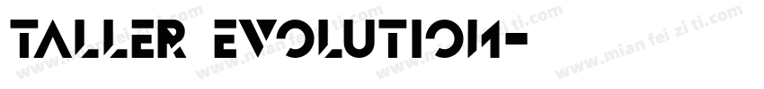taller evolution字体转换